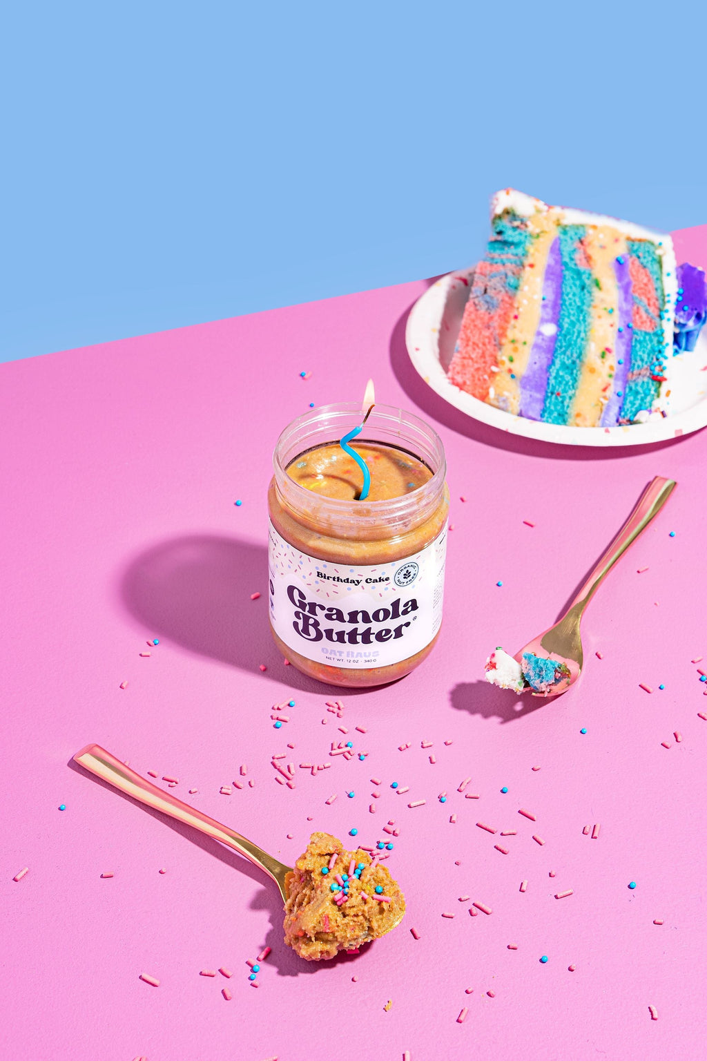 Birthday Cake Granola Butter